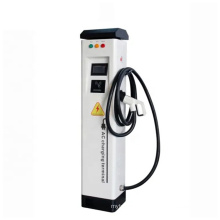 44kw AC EV Charger Doule Plugs with Type 1 & Type 2 EV Charger Floor-mounted double gun  Electric car charging pile